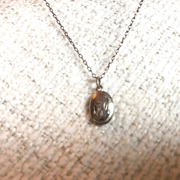 Antique Sterling Necklace ~ Child's Size - Picture 3 of 8